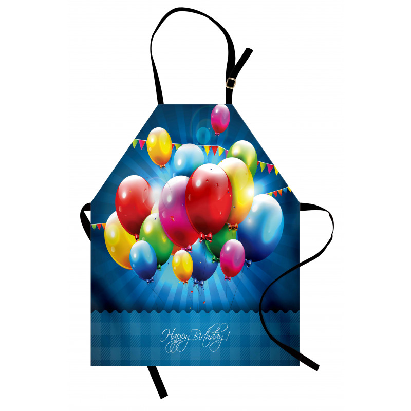 Vibrant Colored Balloons Apron