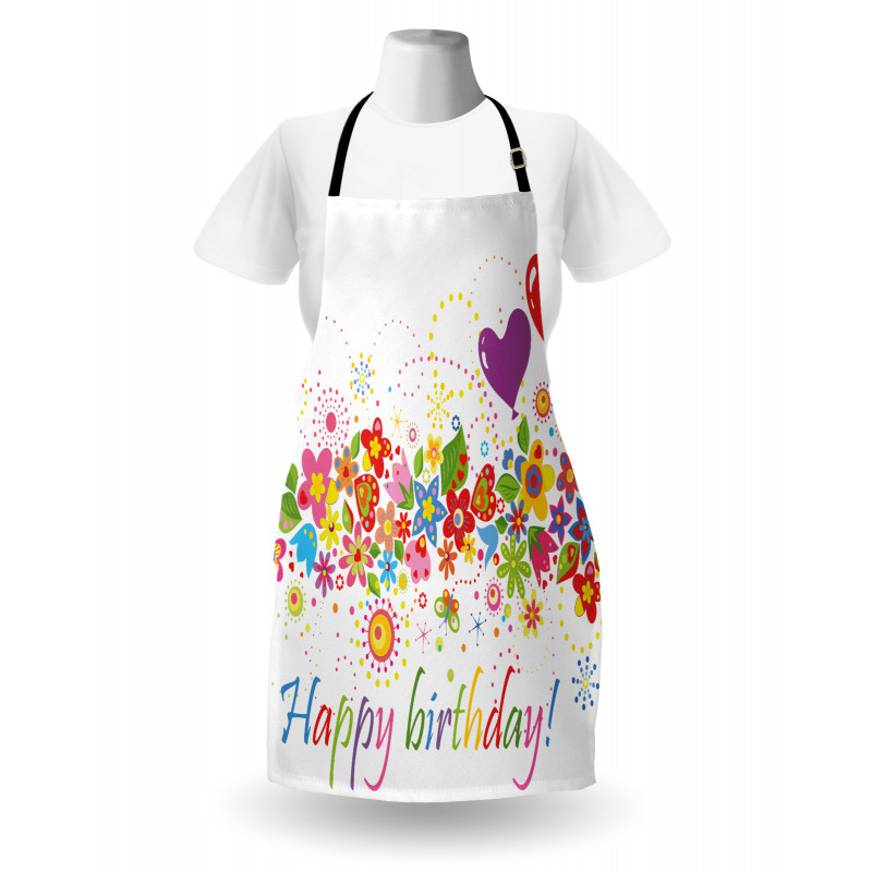 Colorful Meadow Flourish Apron