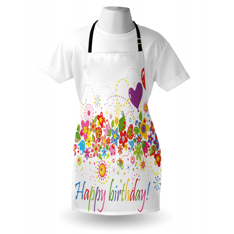 Colorful Meadow Flourish Apron