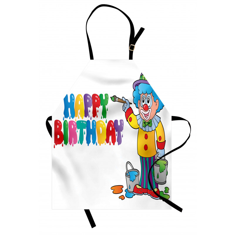 Birthday Party Clown Apron