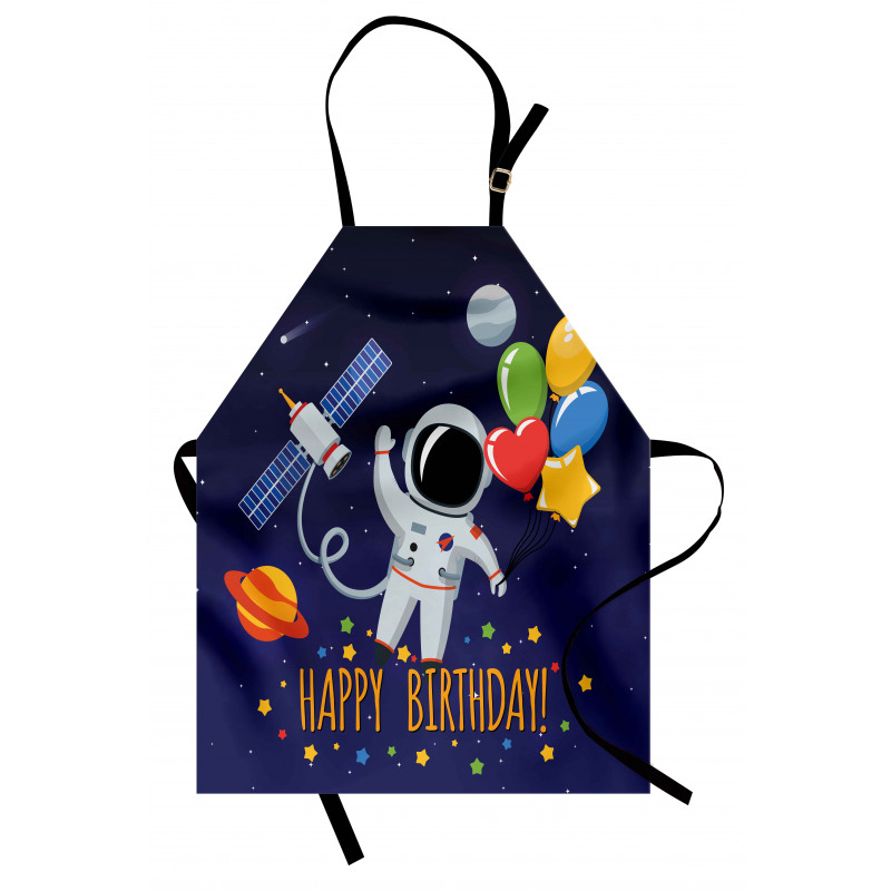 Astronaut Balloon Apron