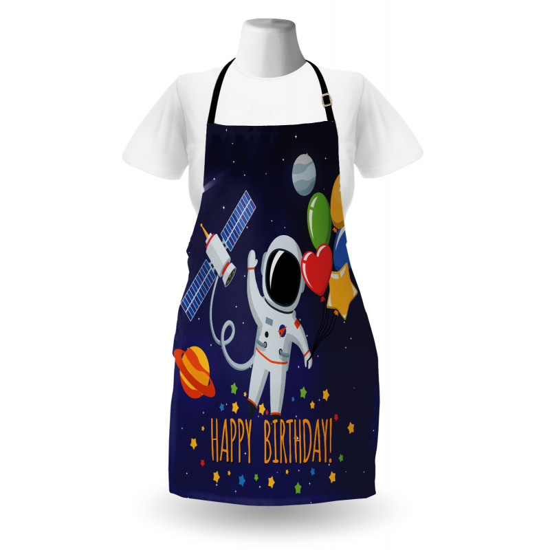 Astronaut Balloon Apron