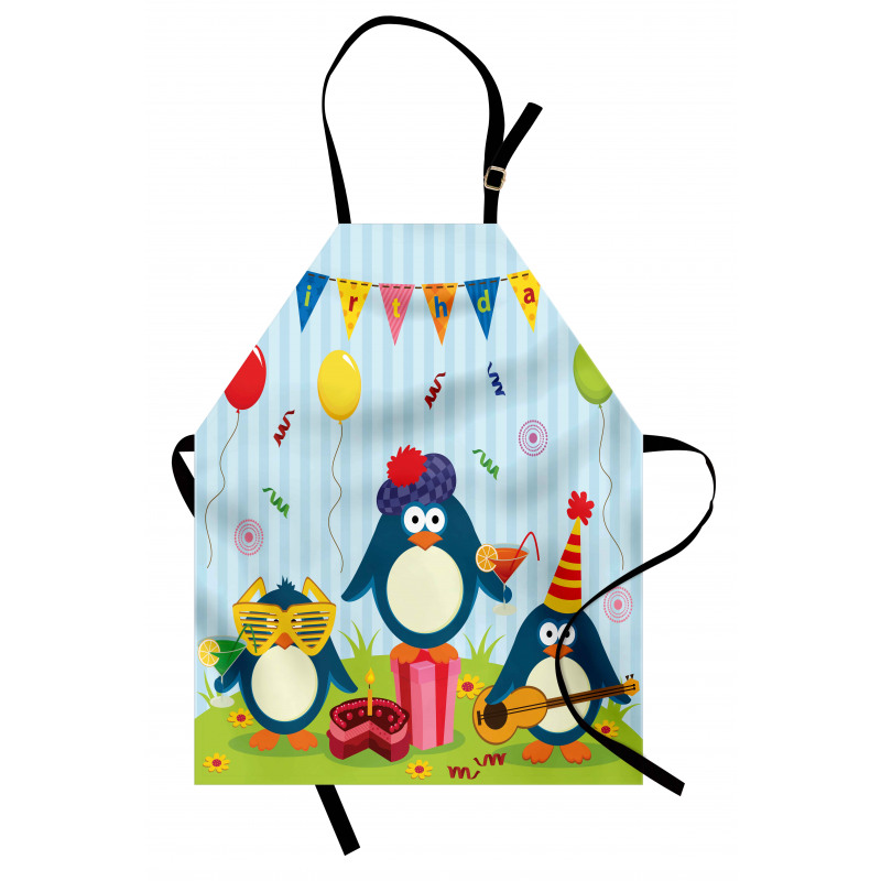 Birthday Penguin Apron