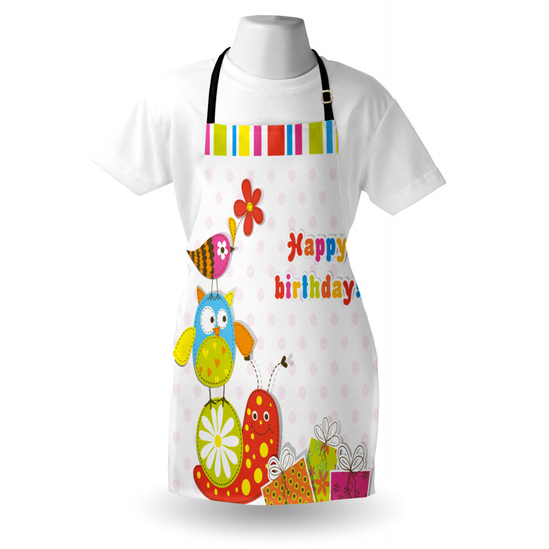 Parti Mutfak Önlüğü Şirin Baykuşlu Doğum Günü
