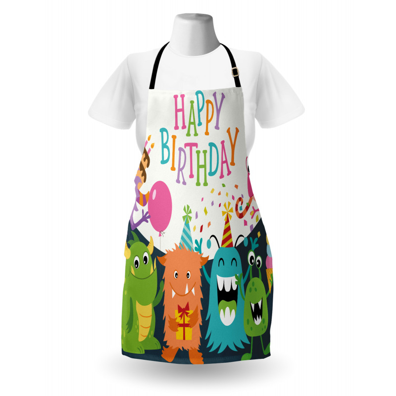 Monster Birthday Apron