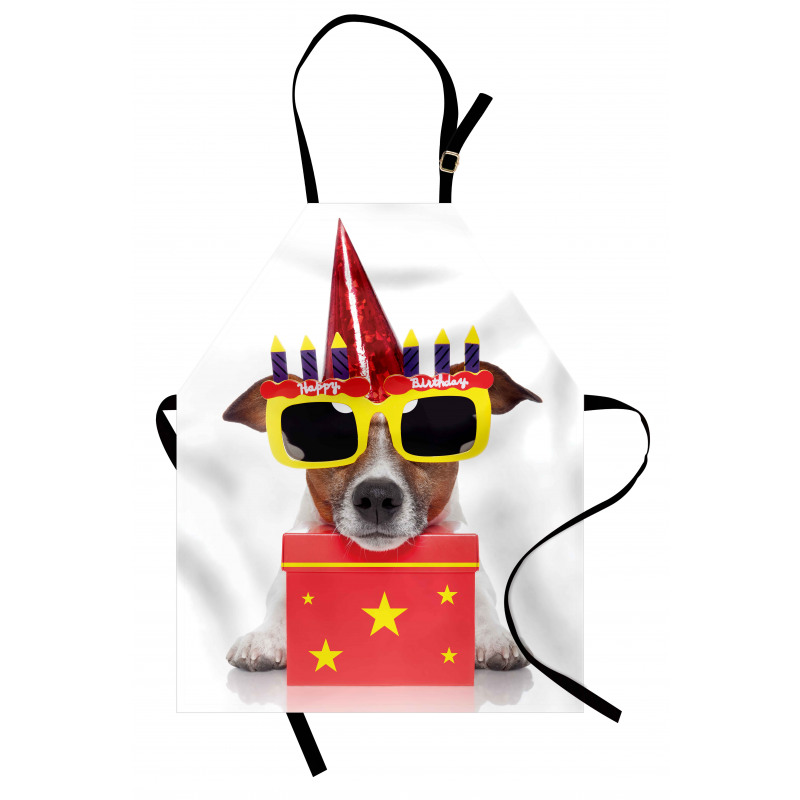 Party Dog Sunglasses Apron