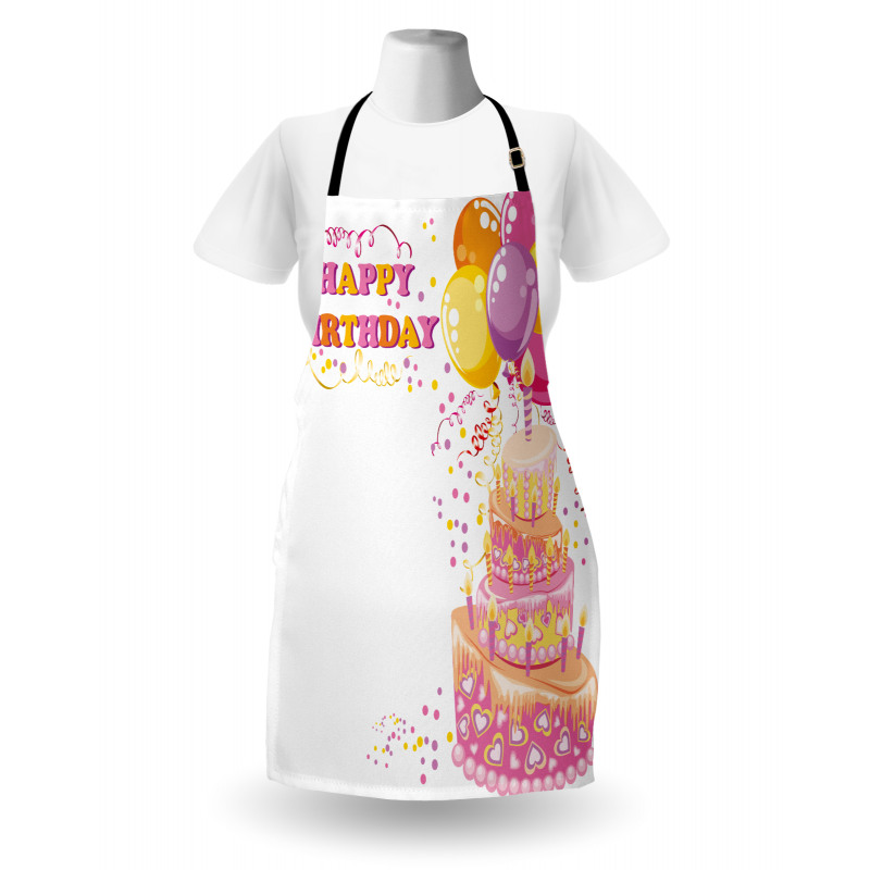 Girl Theme Cake Apron