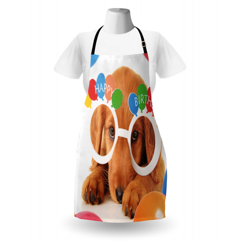 Puppy Dog Birthday Apron