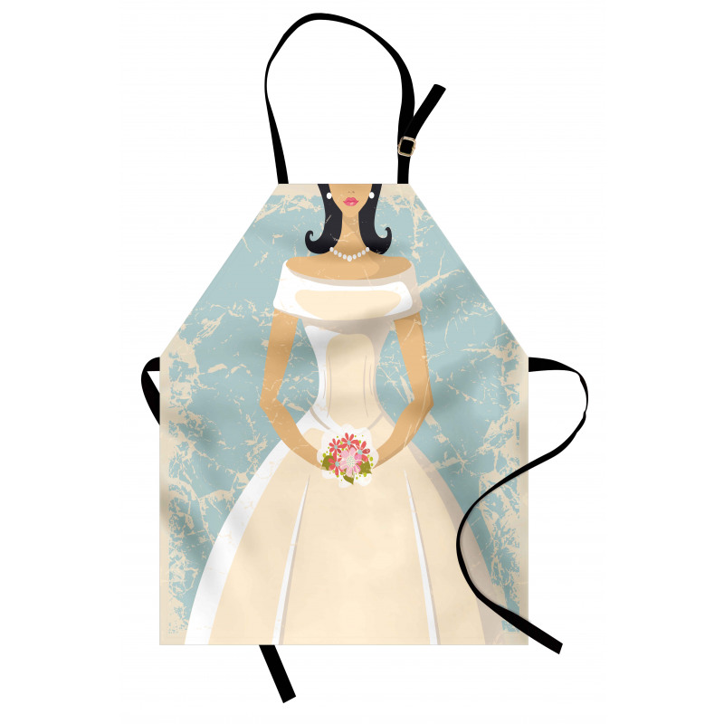 Sketch Bride Dress Apron