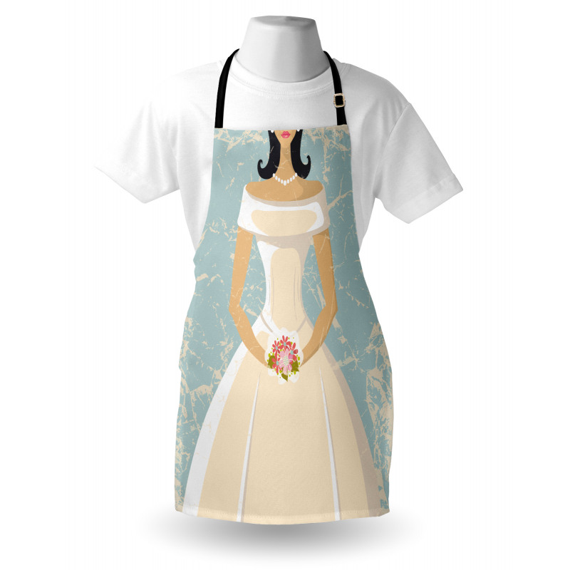 Sketch Bride Dress Apron