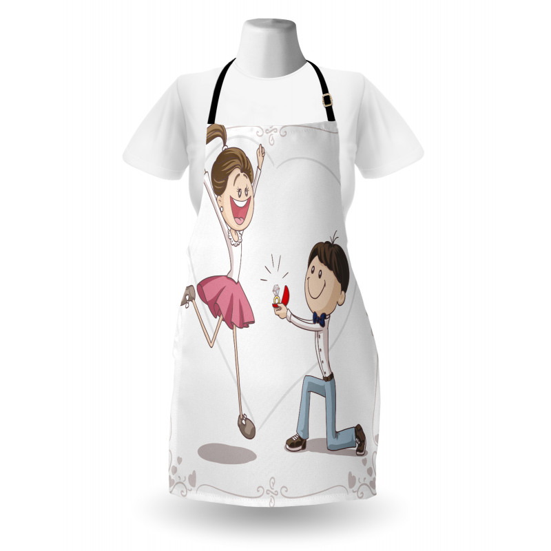 Romantic Couple Apron