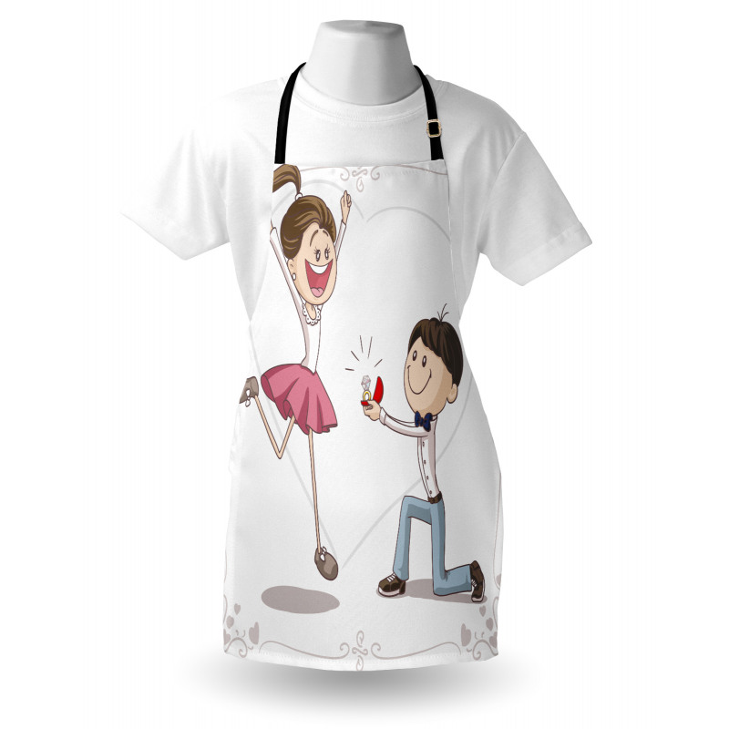 Romantic Couple Apron