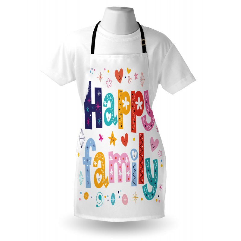 Happy Family Floral Apron