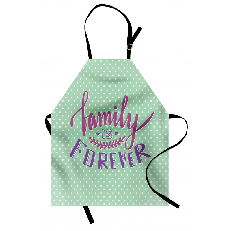 Polka Dots Family Words Apron