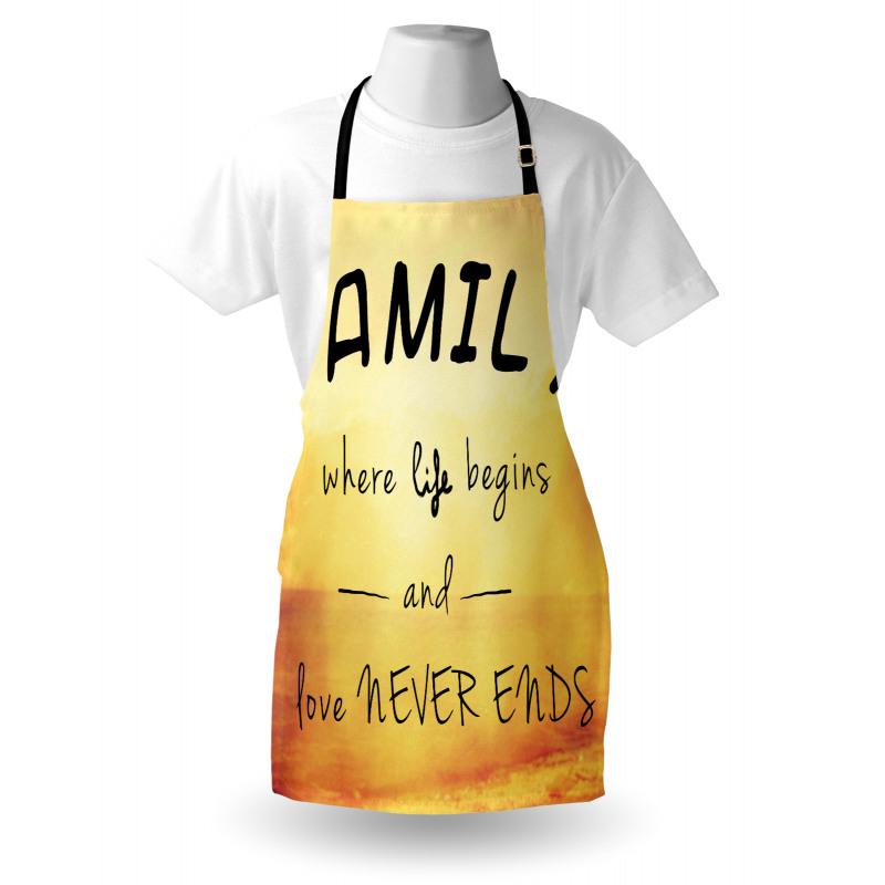 Message Family Apron