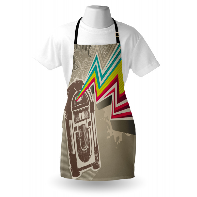 Radio Party with Zig Zag Apron