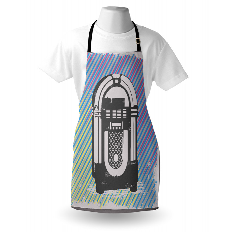 Vintage Music Box Party Apron