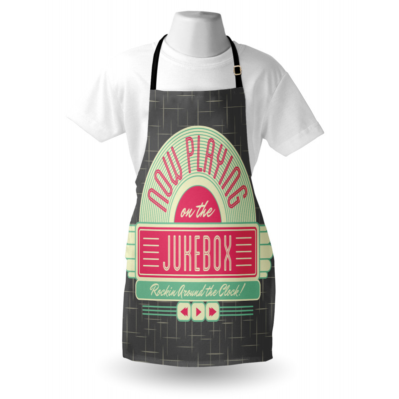 Retro 50s Music Box Apron