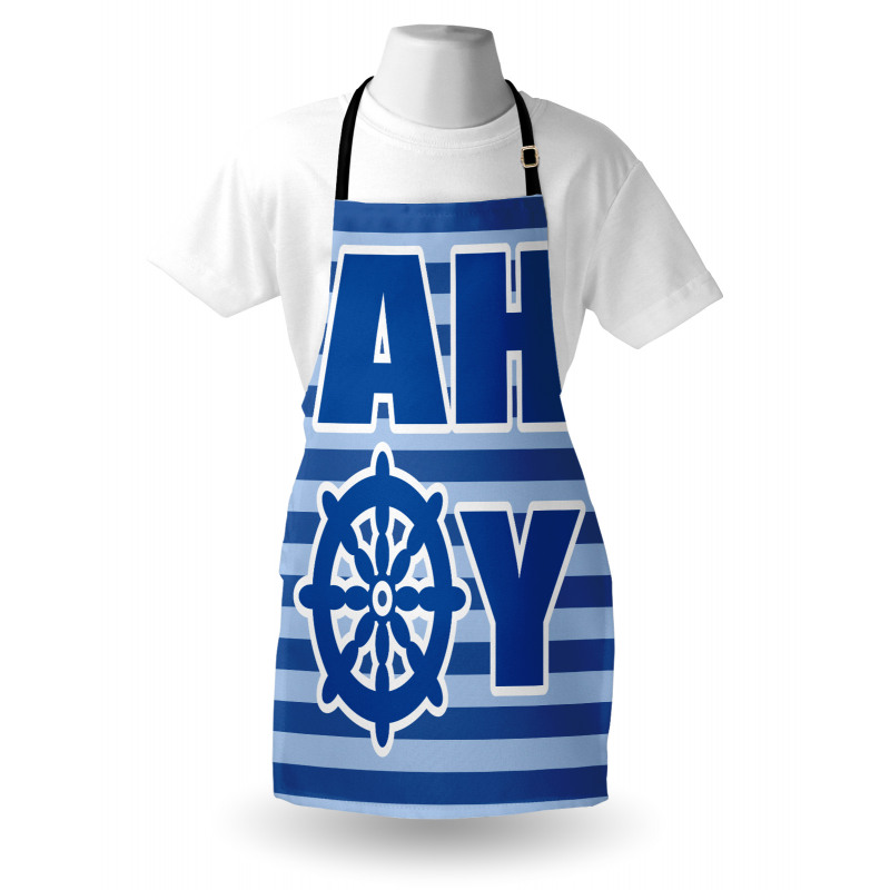 Nautical Wheel Apron