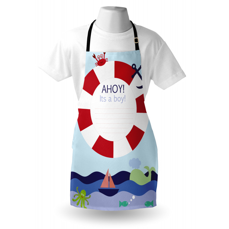 It's a Boy Maritime Apron