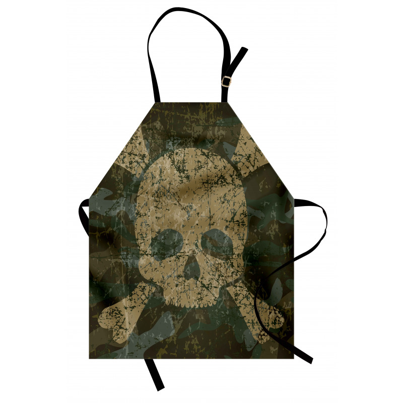 Rusty Aged Camo Design Apron