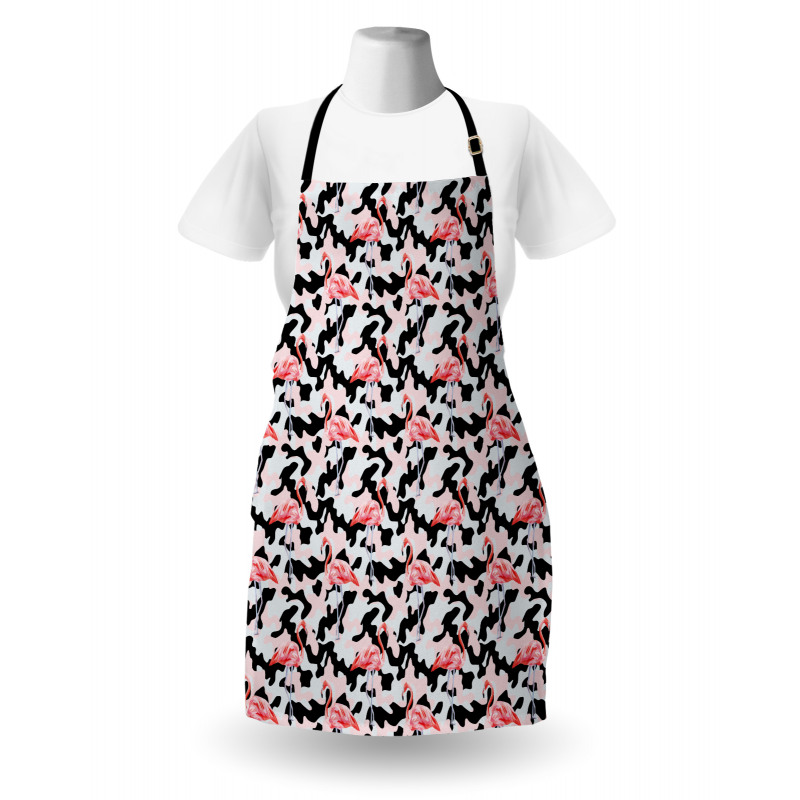 Watercolor Nature Camo Apron