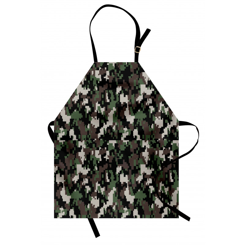 Pixelated Digital Abstract Apron