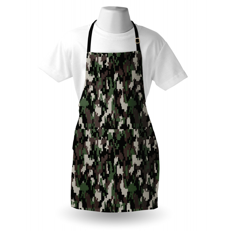 Pixelated Digital Abstract Apron
