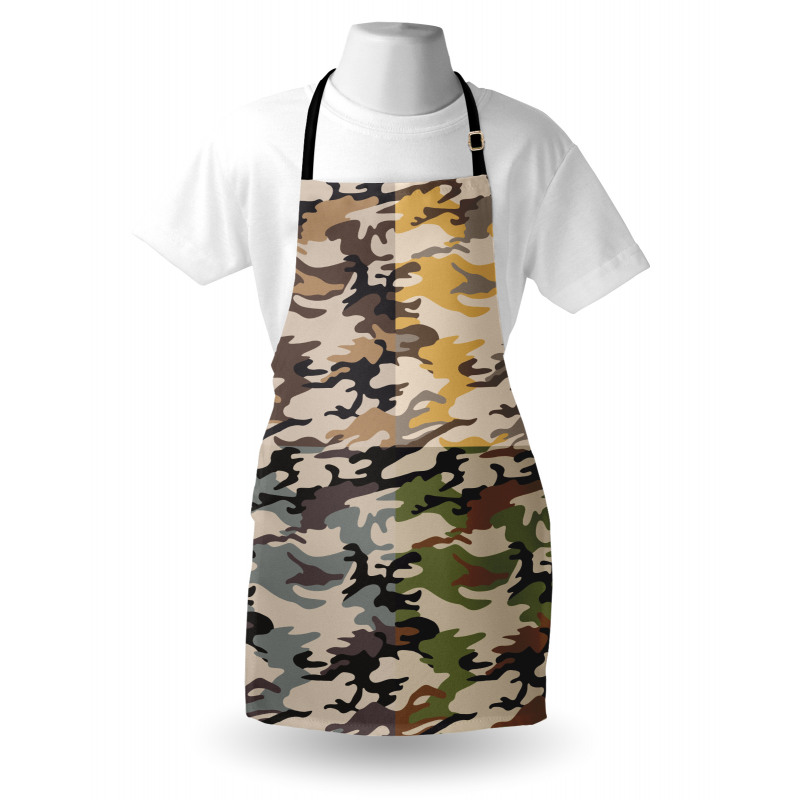 Different Colored Patterns Apron