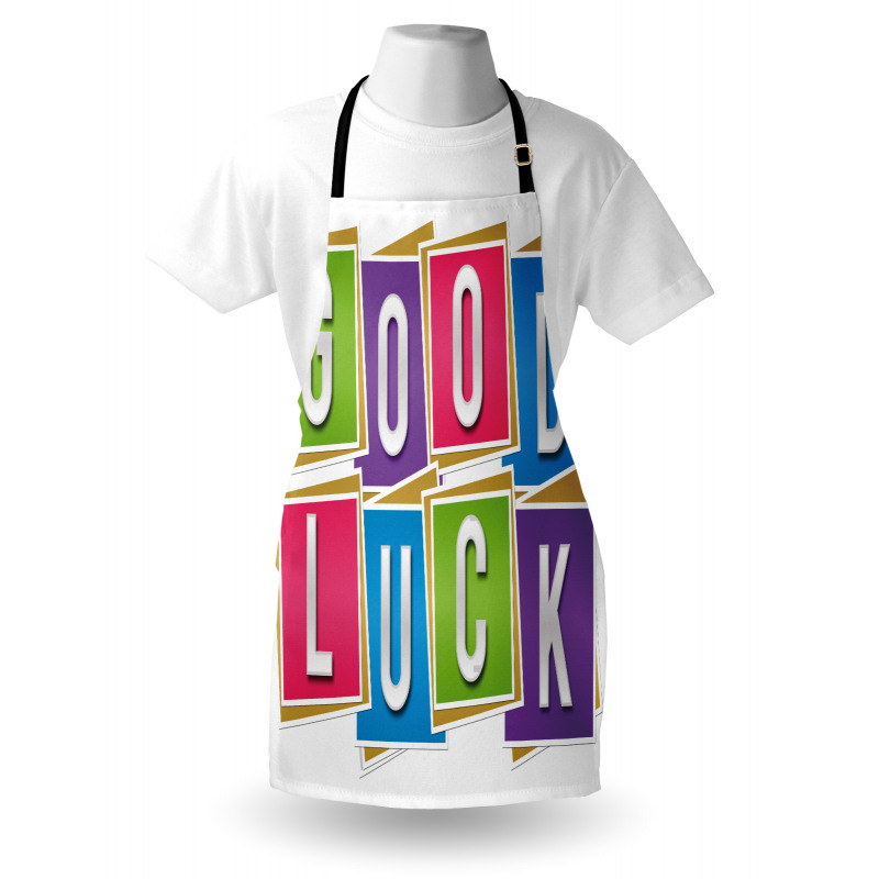 Blocks Letter Wish Apron