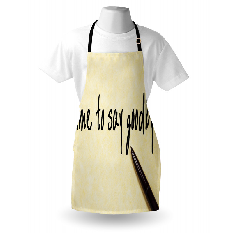 Time to Goodbye Apron