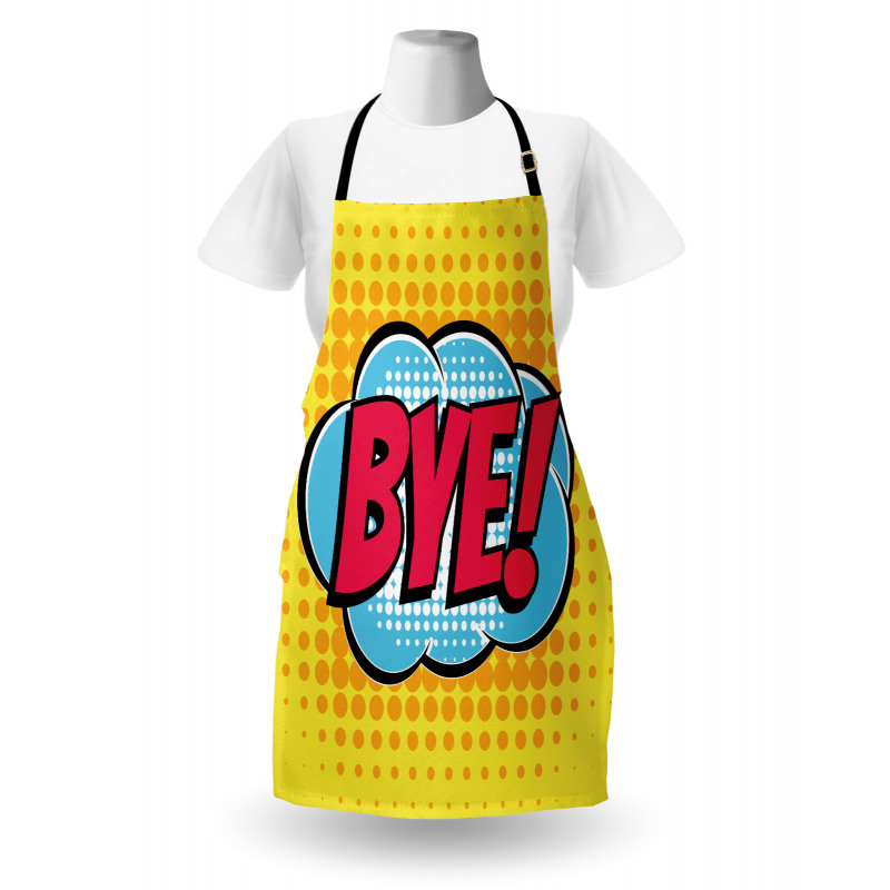 Comic Book Text Apron