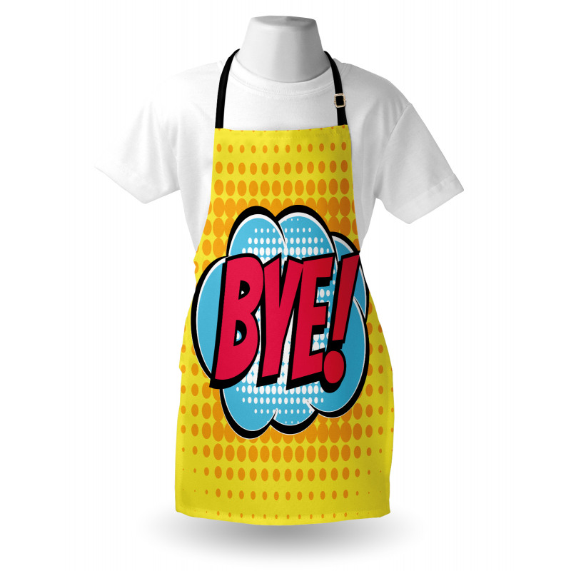 Comic Book Text Apron