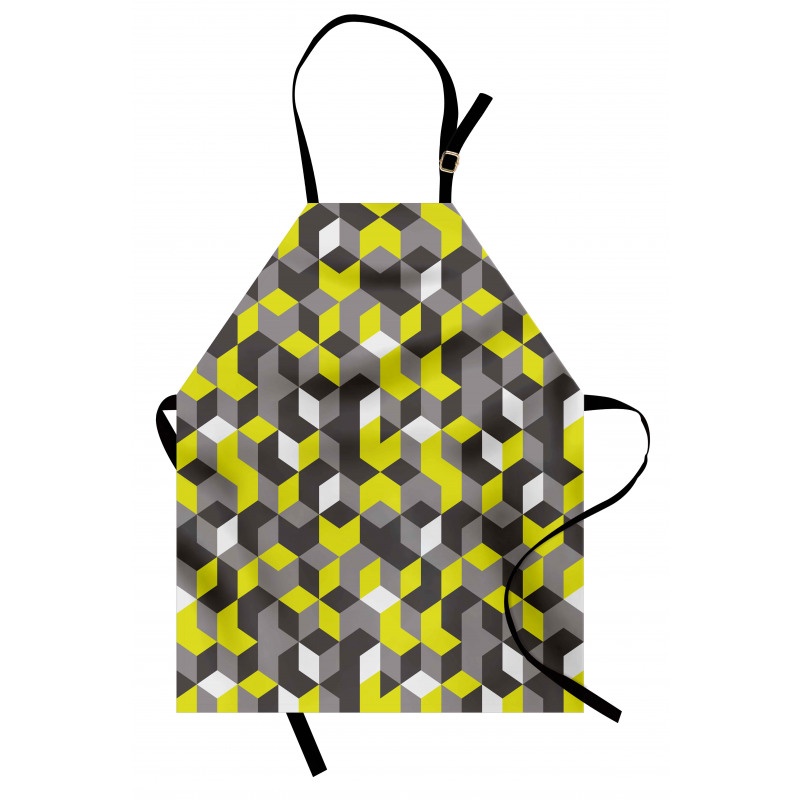 Modern Box Cubes Apron