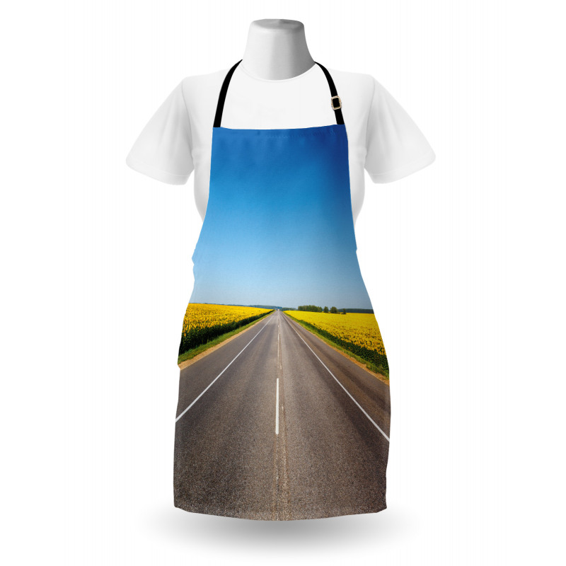 Sunflowers Road Apron