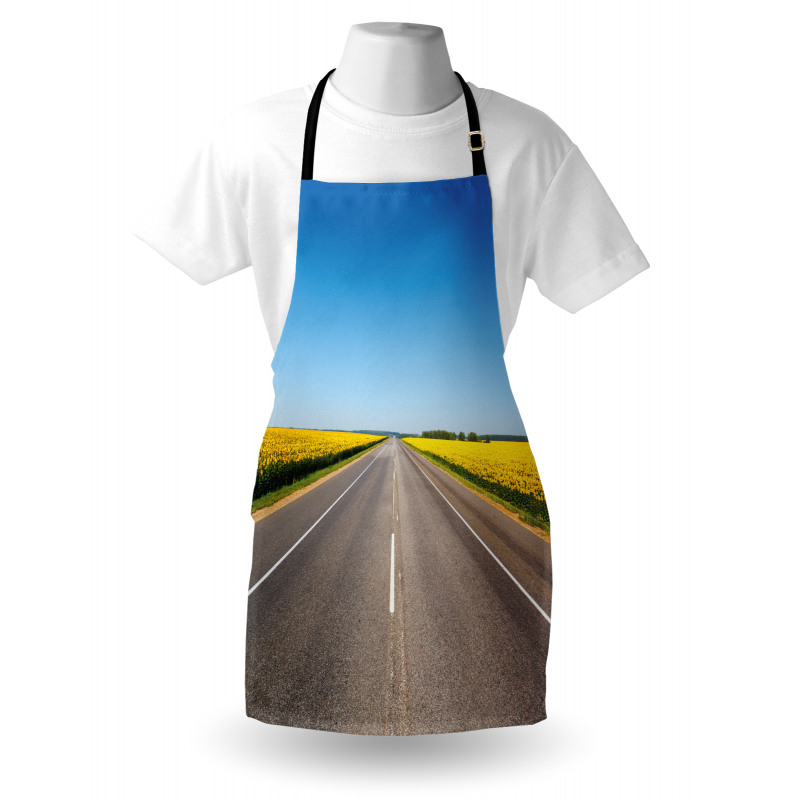 Sunflowers Road Apron