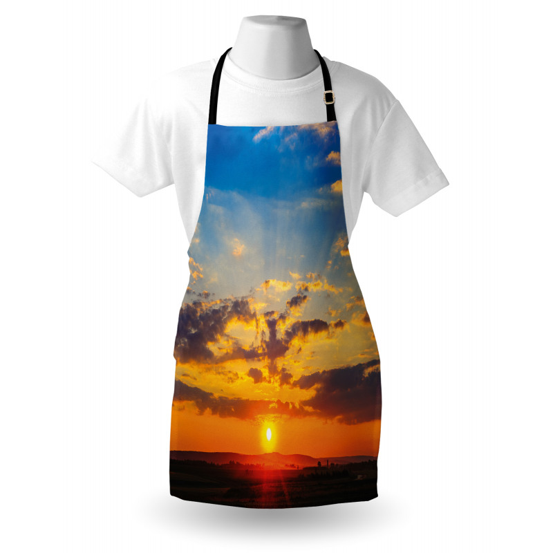 Dramatic Sunset Apron