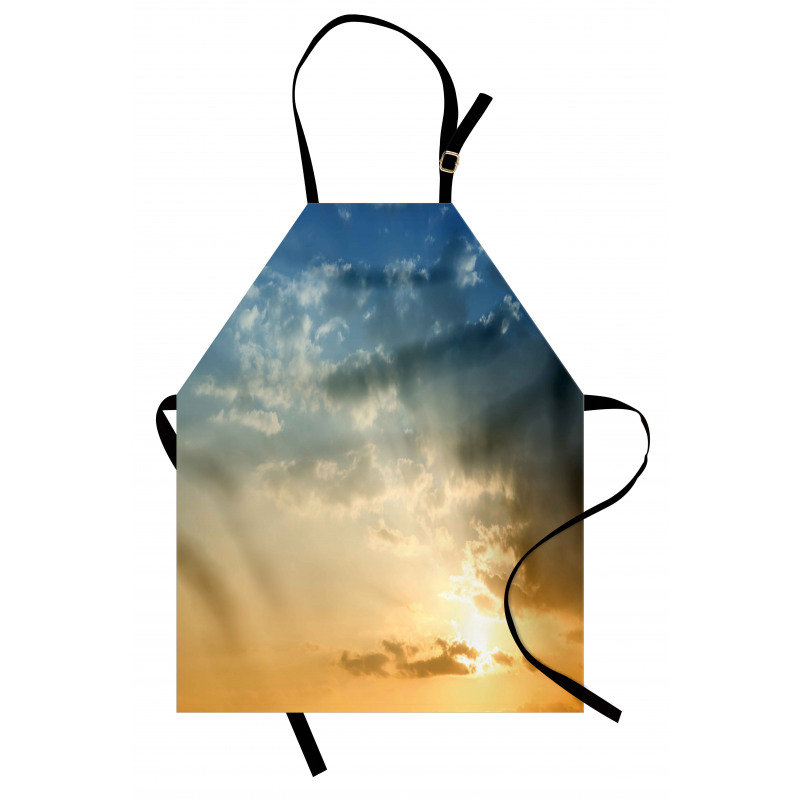 Sky Sun Rays Dusk Apron