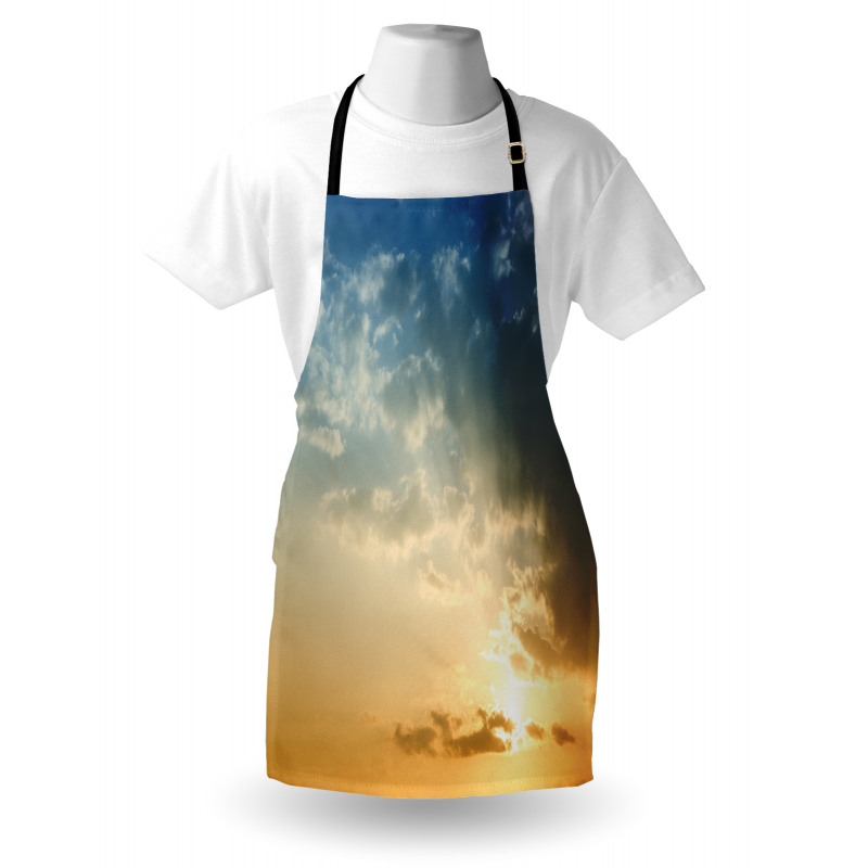 Sky Sun Rays Dusk Apron