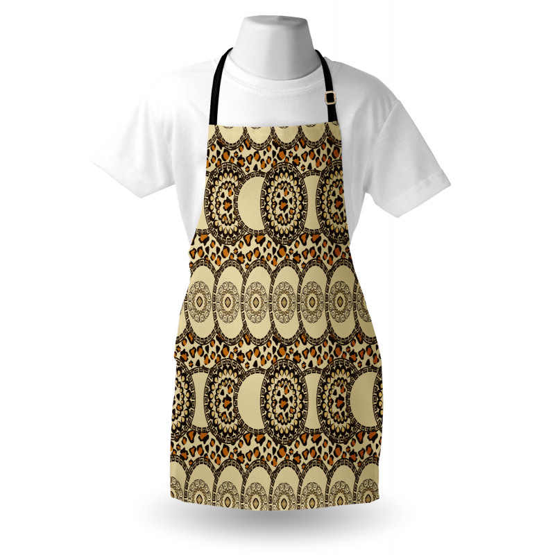 Folk Jungle Animal Boho Apron