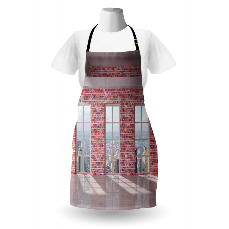 Red Brick Wall Loft City Apron