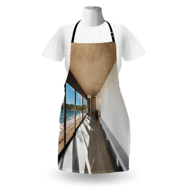 Ocean Sea Waves Sand View Apron