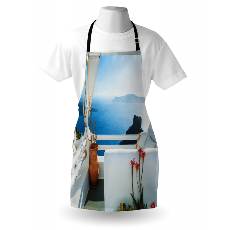 Sunset Santorini Island Apron