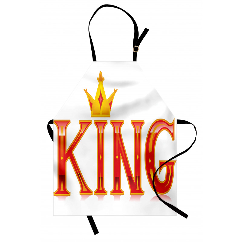 Capital Letter King Words Apron