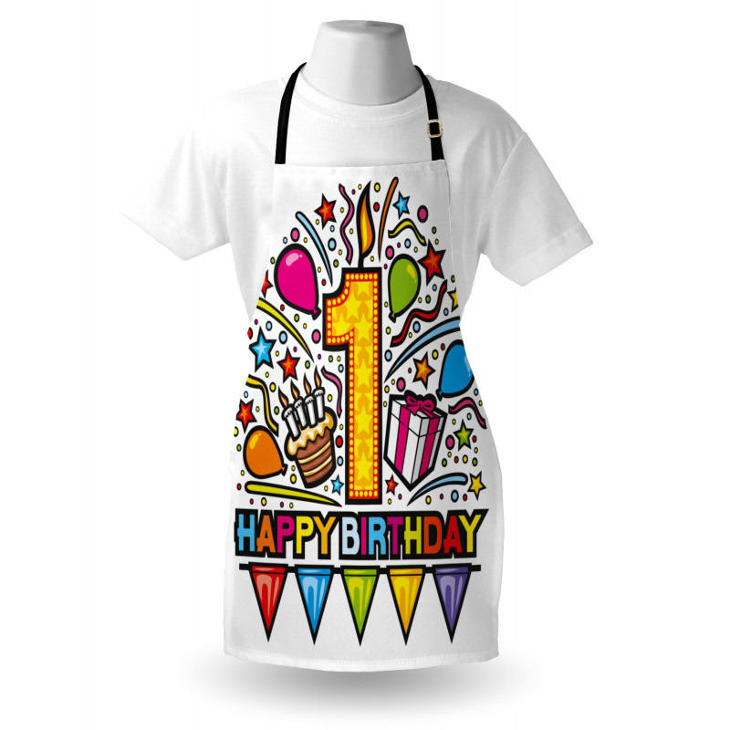 Pop Art Style Party Apron