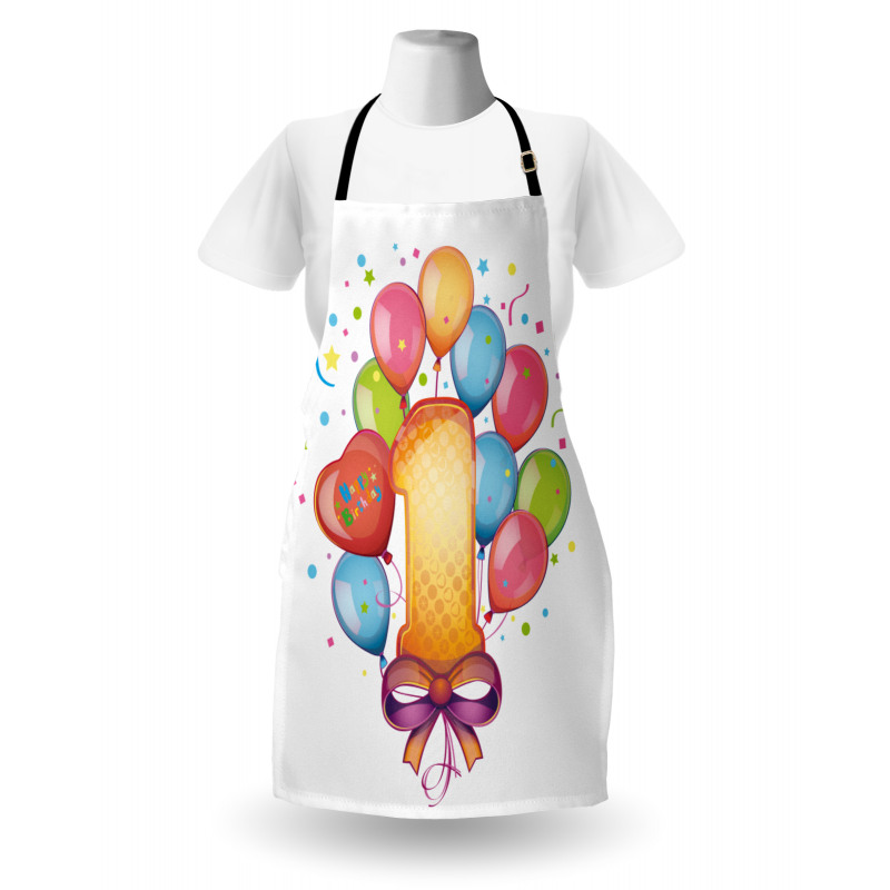 Vintage Kids Birthday Apron