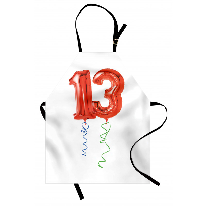 Red Balloons 13 Apron