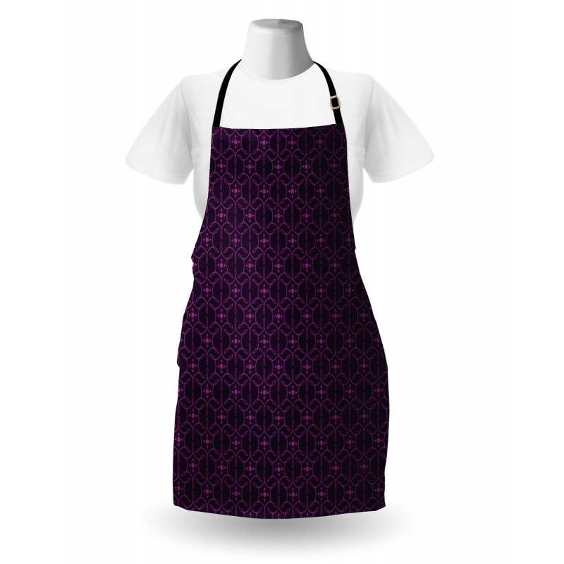 Swirl Leaf Details Apron