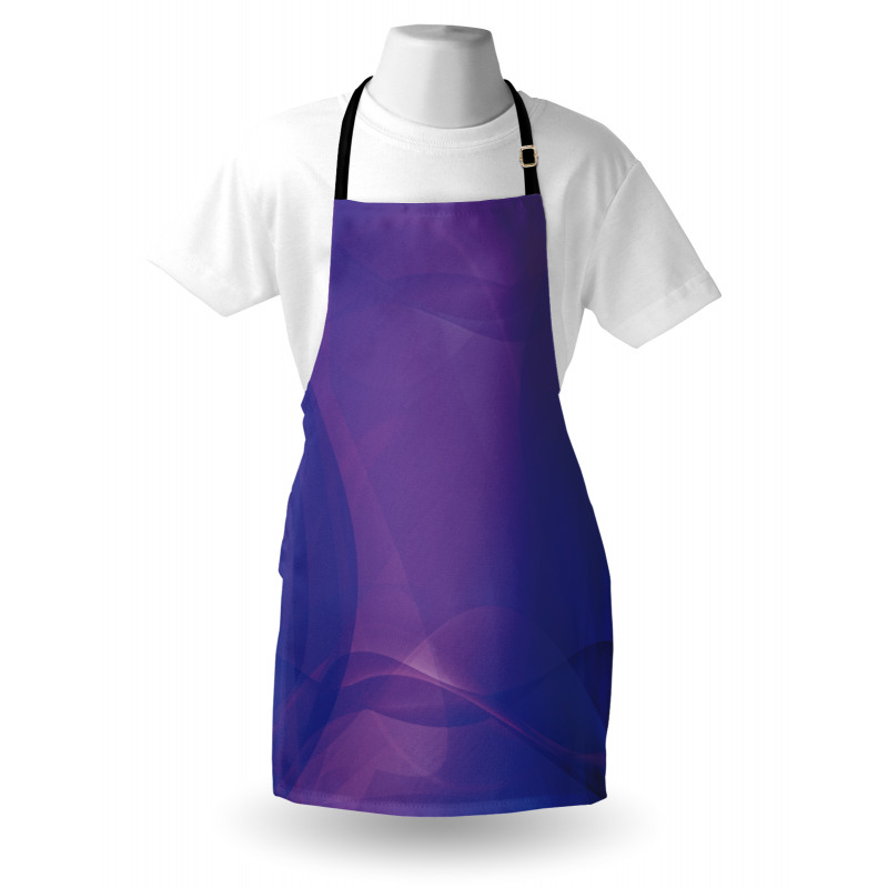 Indigo Wavy Modern Art Apron