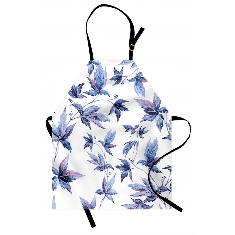 Watercolored Tree Leaves Apron